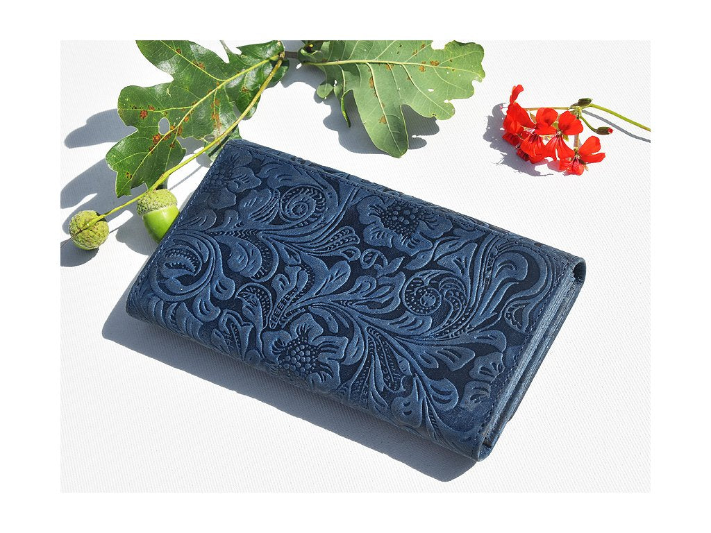 Portfel damski 541 "Damascena dark blue" ciemnoniebieski