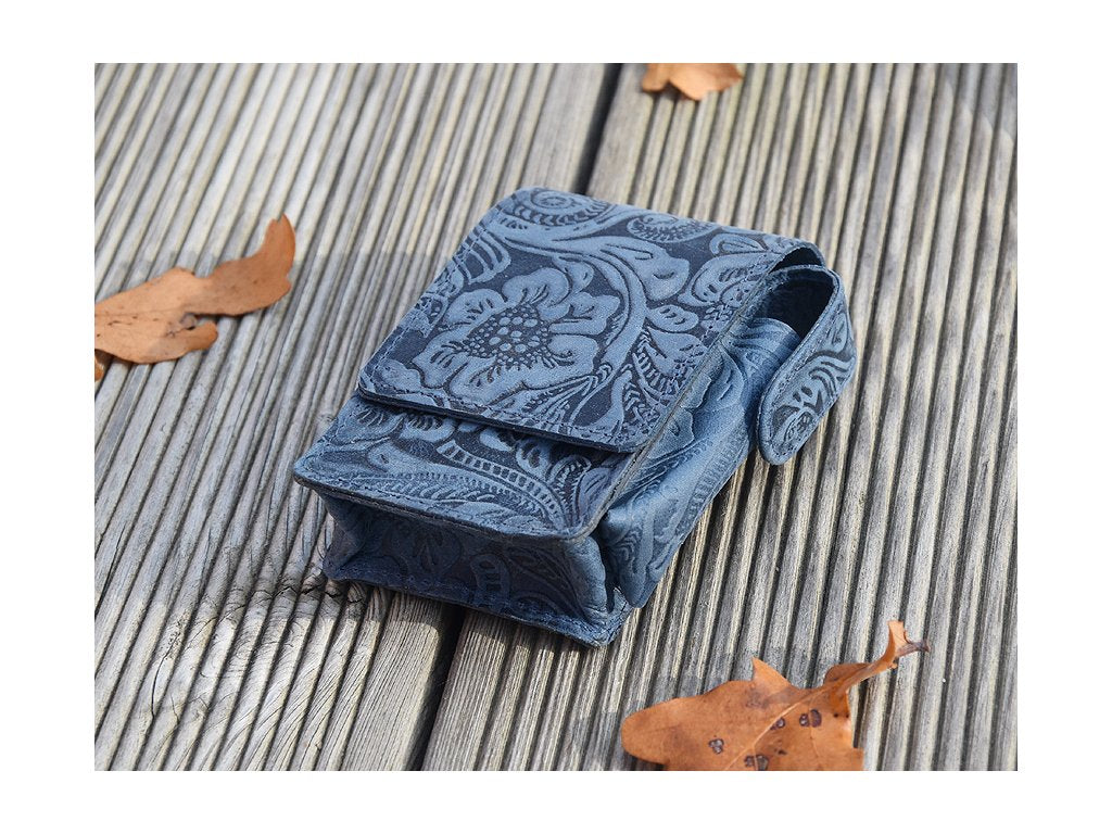 Etui na papierosy "Damascena Blue" niebieski