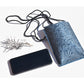 Torebka na telefon etui na ramie "Damascena Dark Blue" ciemnoniebieska