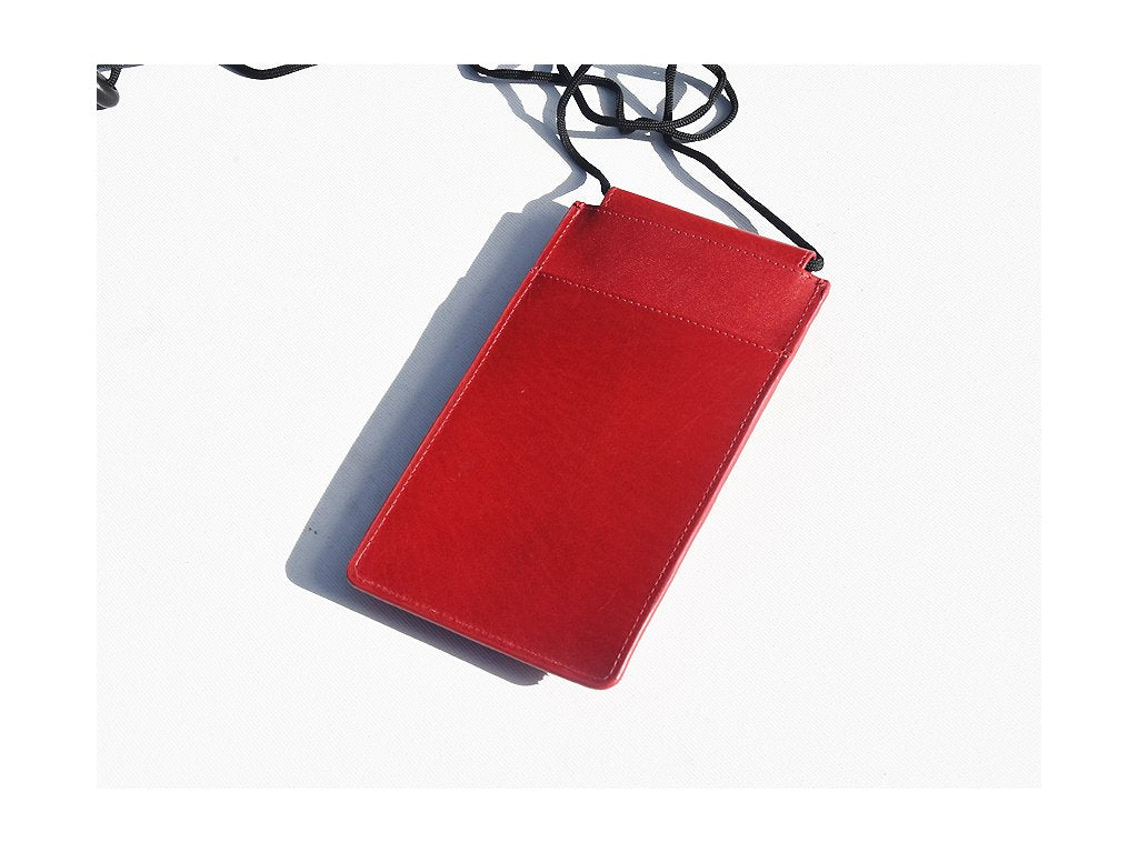 Torebka na telefon etui na ramie "Drzewo życia 01" czerwona