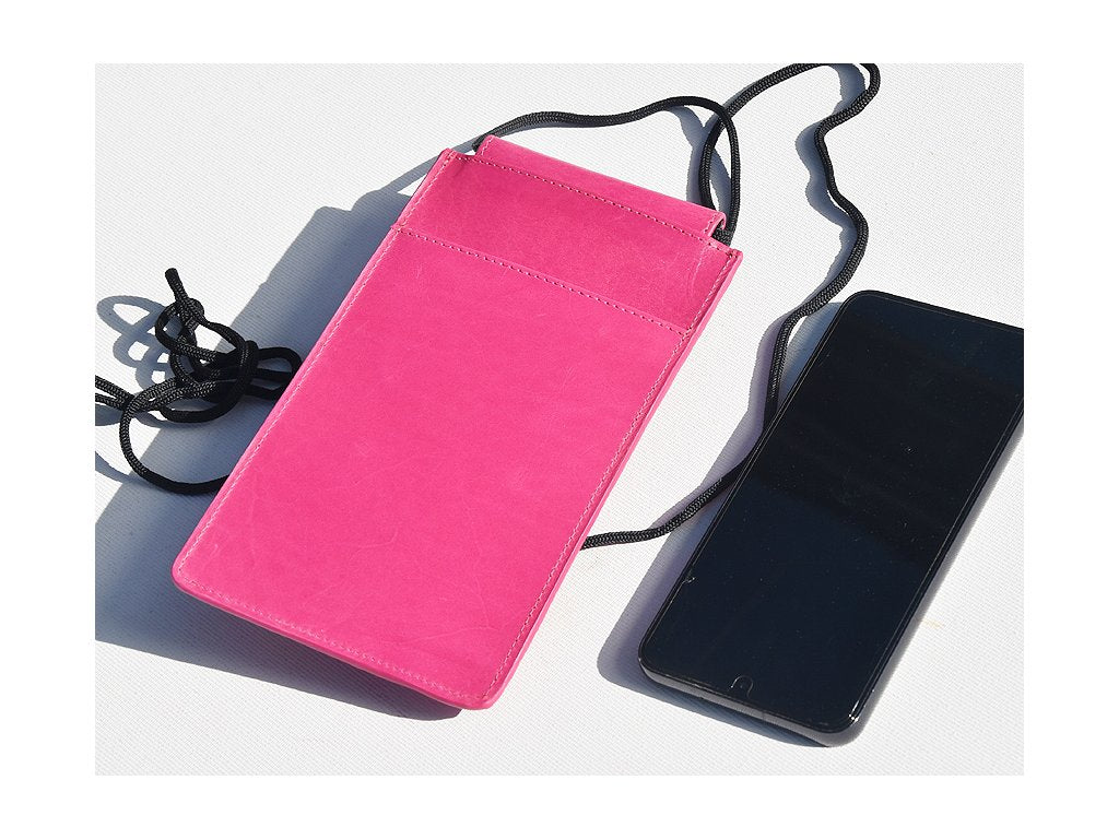 Torebka na telefon etui na ramie "Drzewo życia 01" fuksja