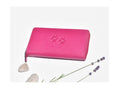 Portfel damski 8180 "Ślady psów" fuksja