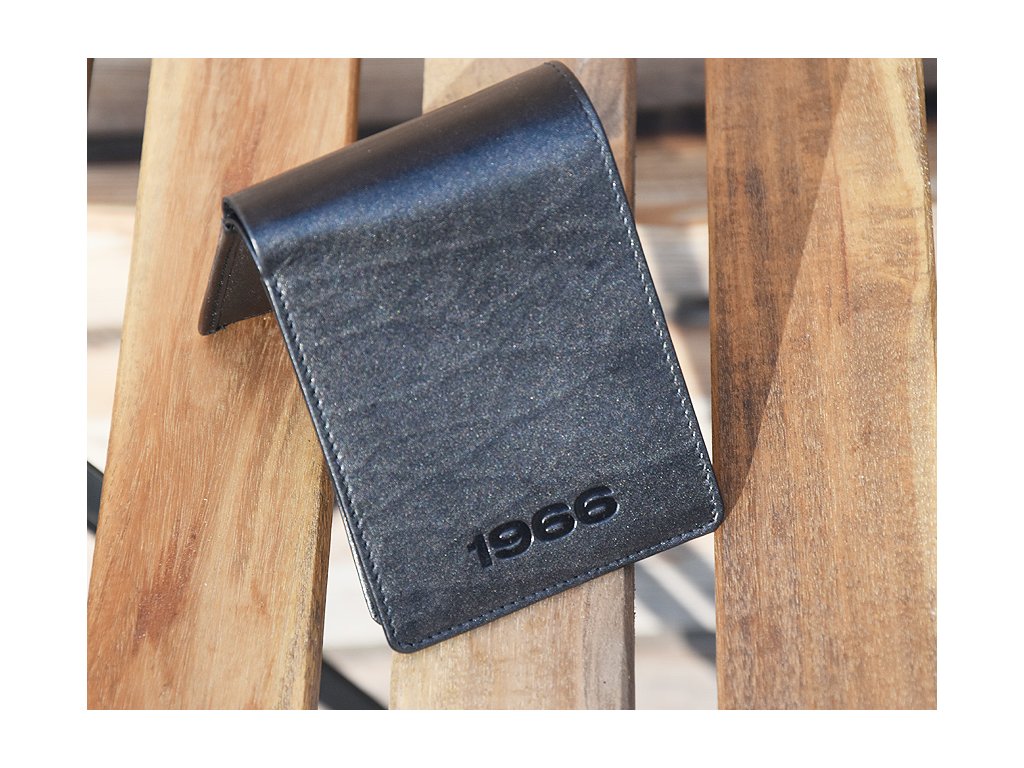 Portfel męski "rok urodzenia 1966" czarny