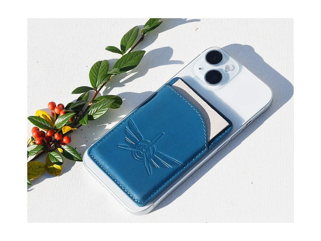 Portfel MagSafe "Airplane 03" niebieski