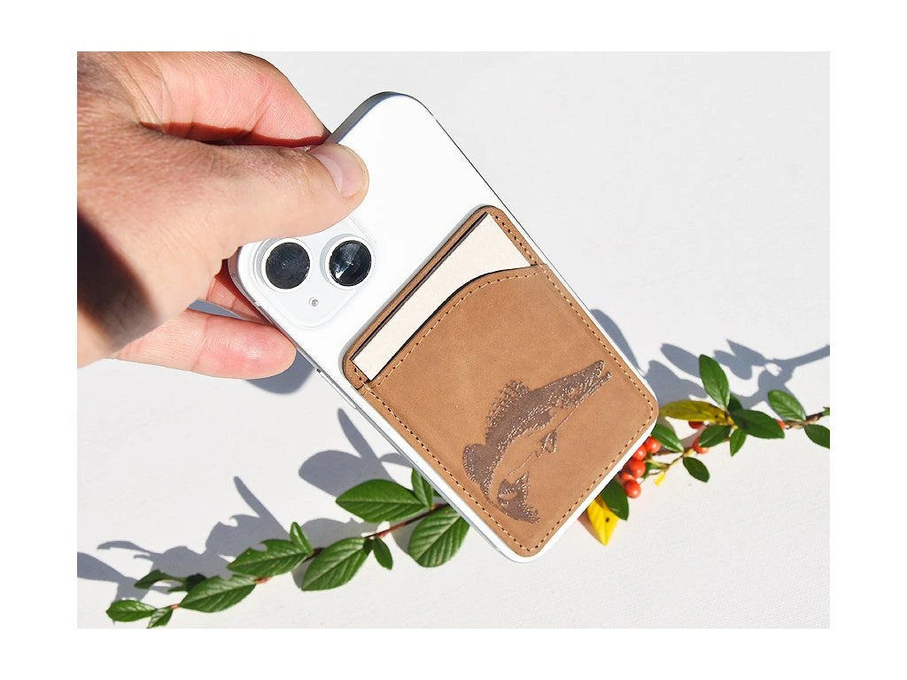Portfel MagSafe "Sandacz" brązowy