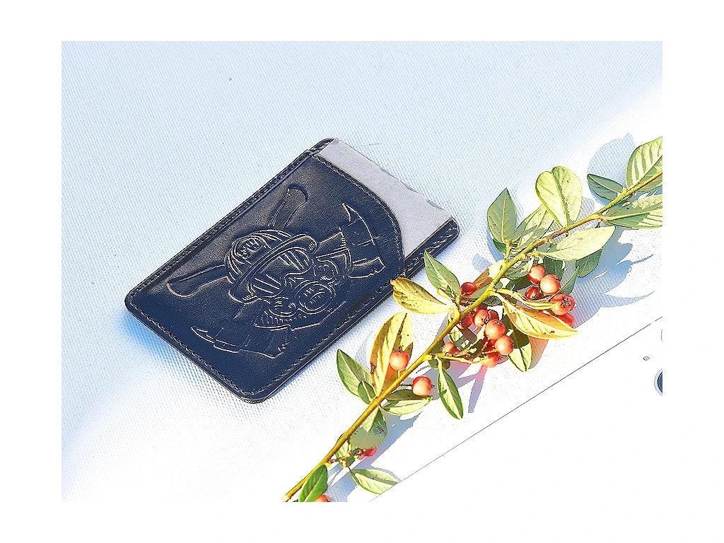 Portfel MagSafe "Strażak 05" czarny
