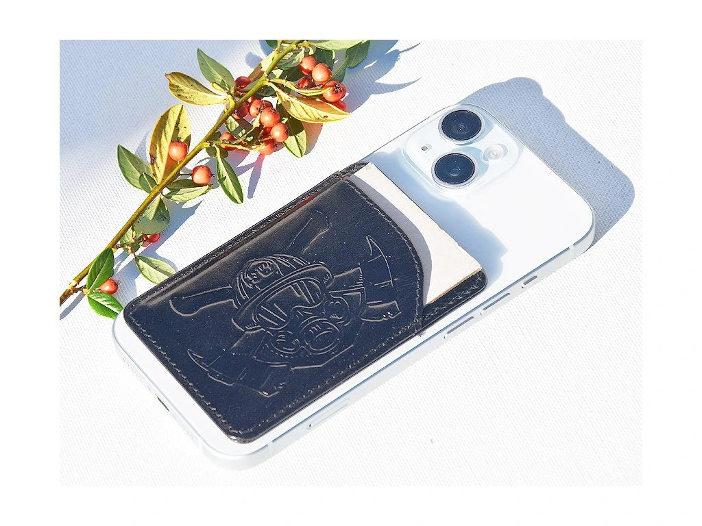 Portfel MagSafe "Strażak 05" czarny