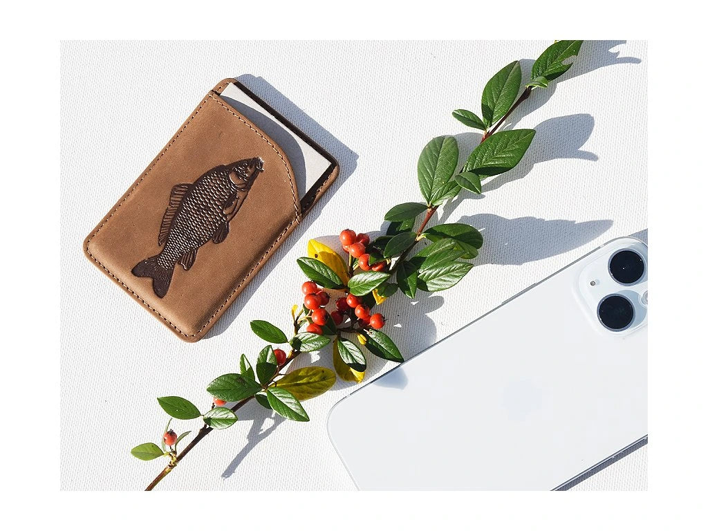 Portfel MagSafe "Karp" brązowy