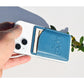 Portfel MagSafe "Na rowerze" niebieski