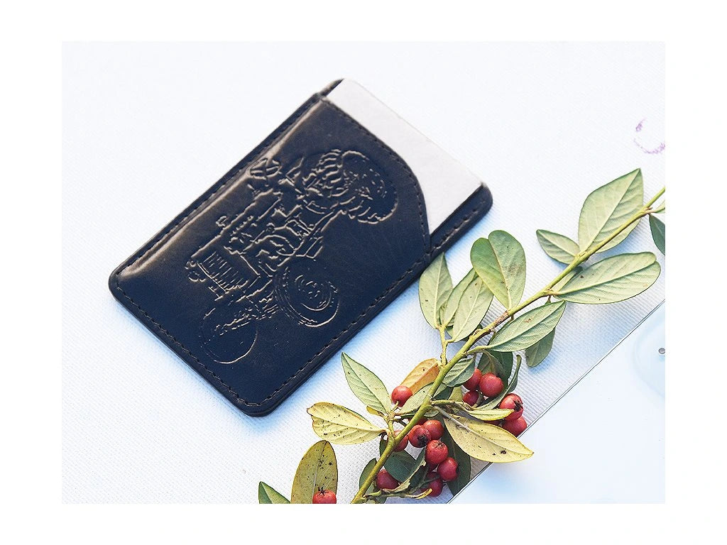 Portfel MagSafe "Ciągnik 25" czarny
