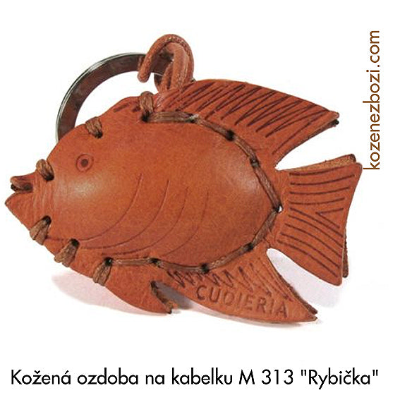Skórzany ornament "Rybka"