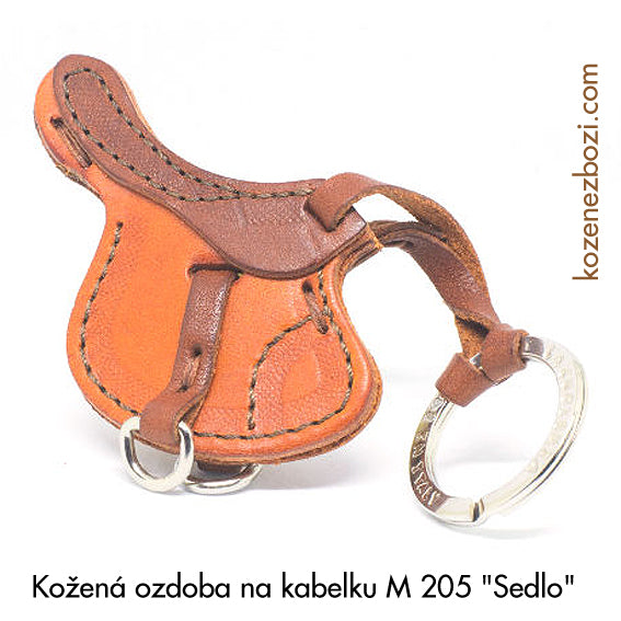 Skórzany ornament siodełko