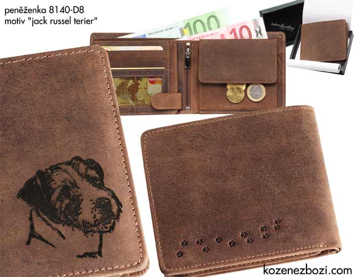 Portfel męski 40 "Jack russell terrier"