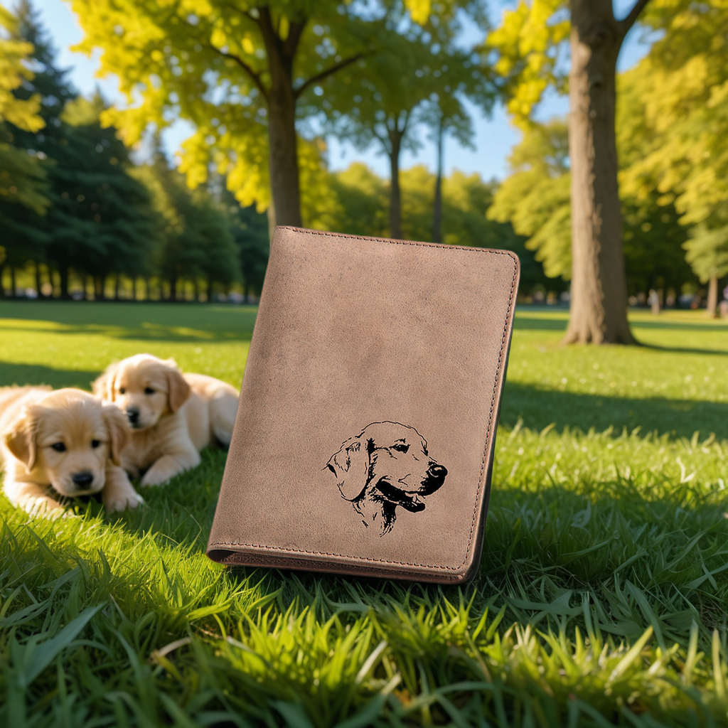 Etui na paszport dla psa 105 "Retriever"