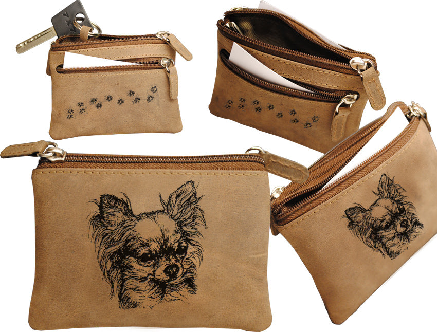 Brelok etui skórzane na klucze 60 "Chihuahua"