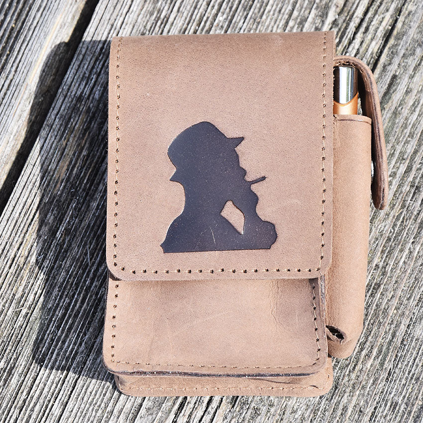 Etui na papierosy "Pan w kapeluszu"