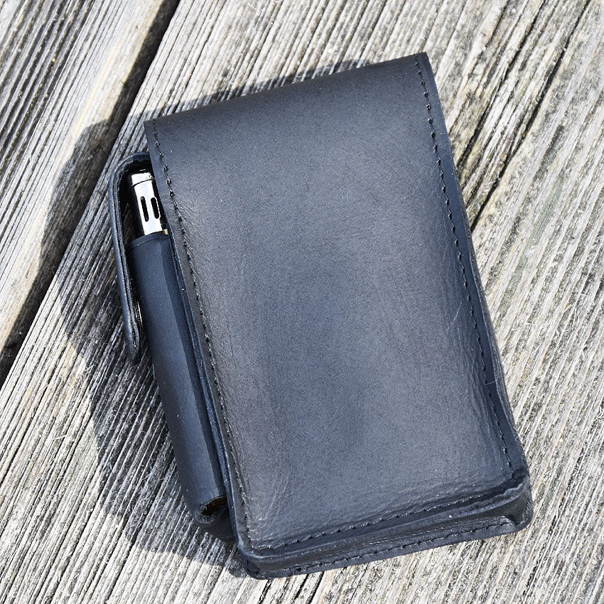 Etui na papierosy "pan w kapeluszu" czarny