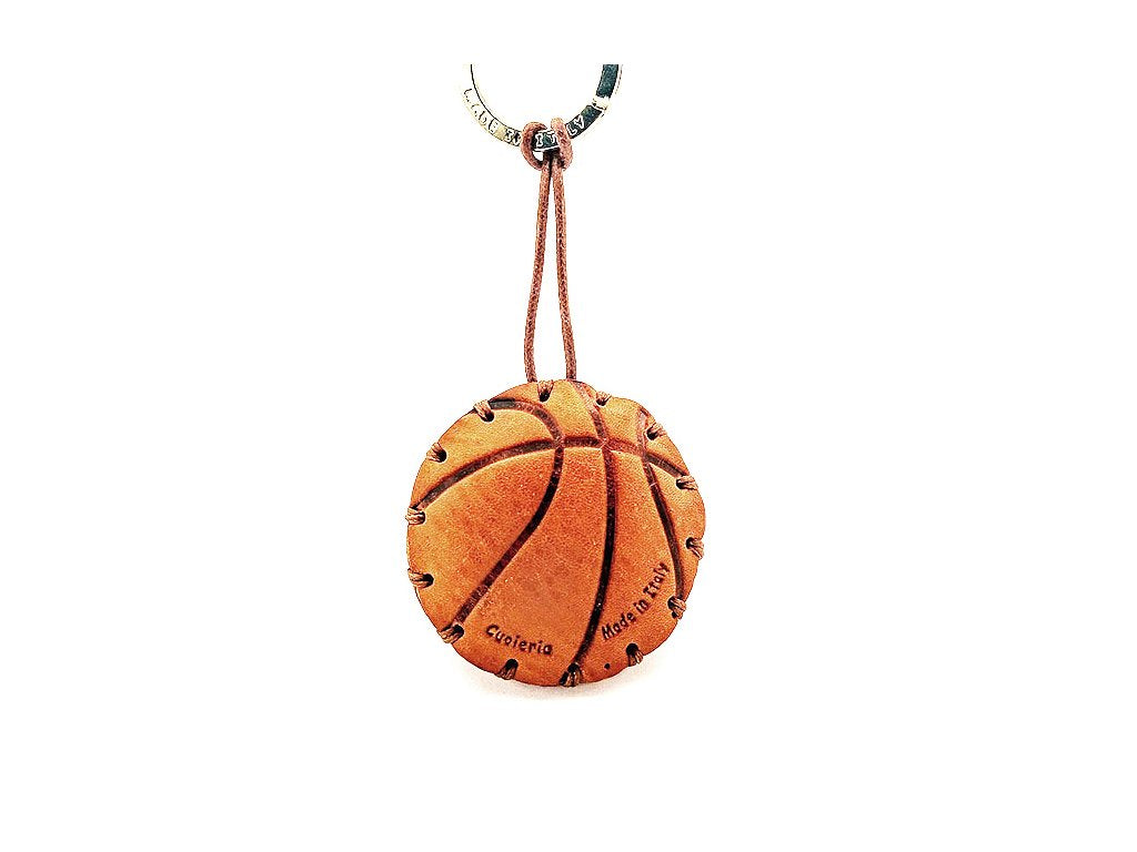 Skórzany ornament "piłka do koszykówki"
