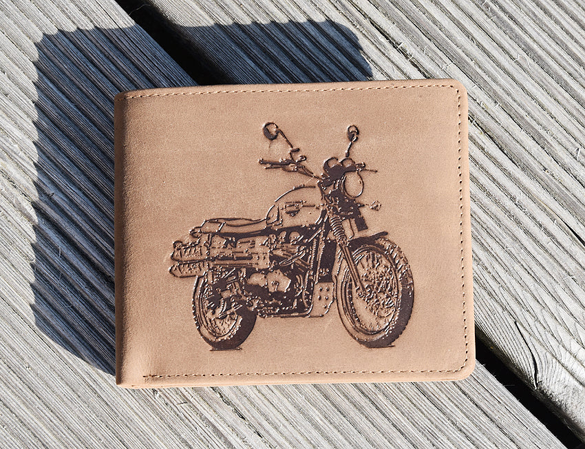 Portfel męski 40 "Triumph scrambler"