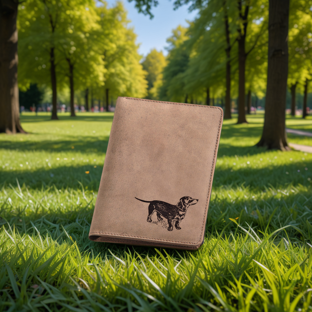 Etui na paszport dla psa 105 "Jamnik 3"