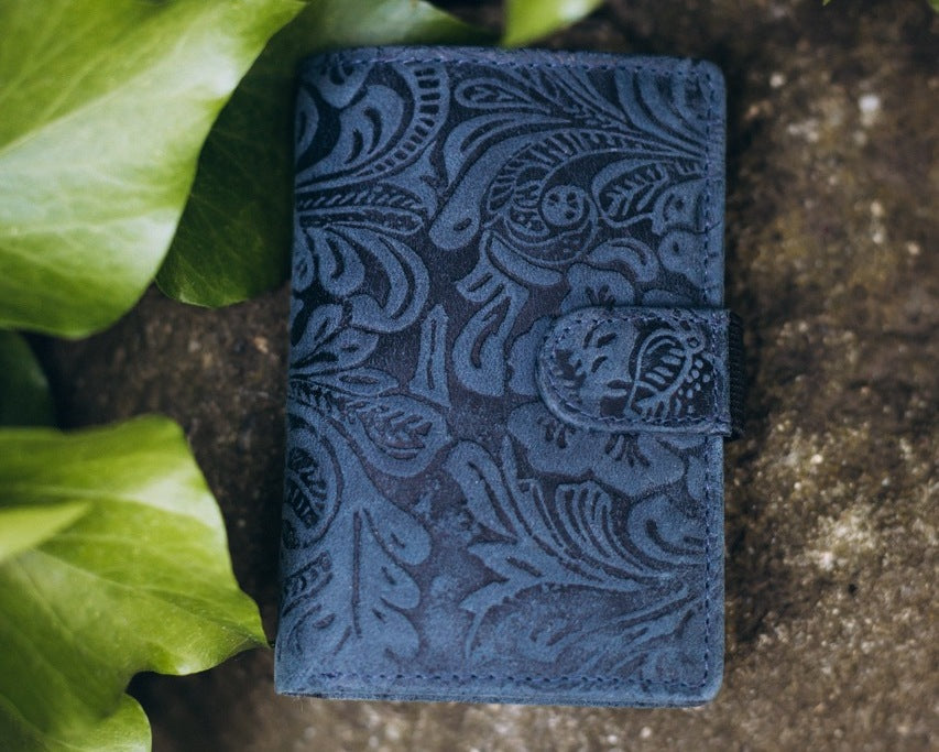 Mały portfel damski 8121 "Damascena blue"