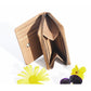 Mały portfel damski 8123 "niekończacą się miłóść" brązowy